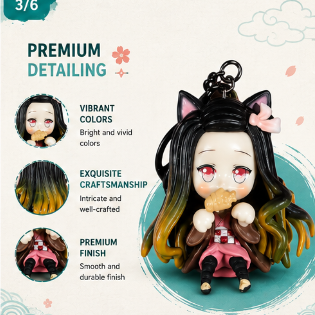 Nezuko Chibi Keychain