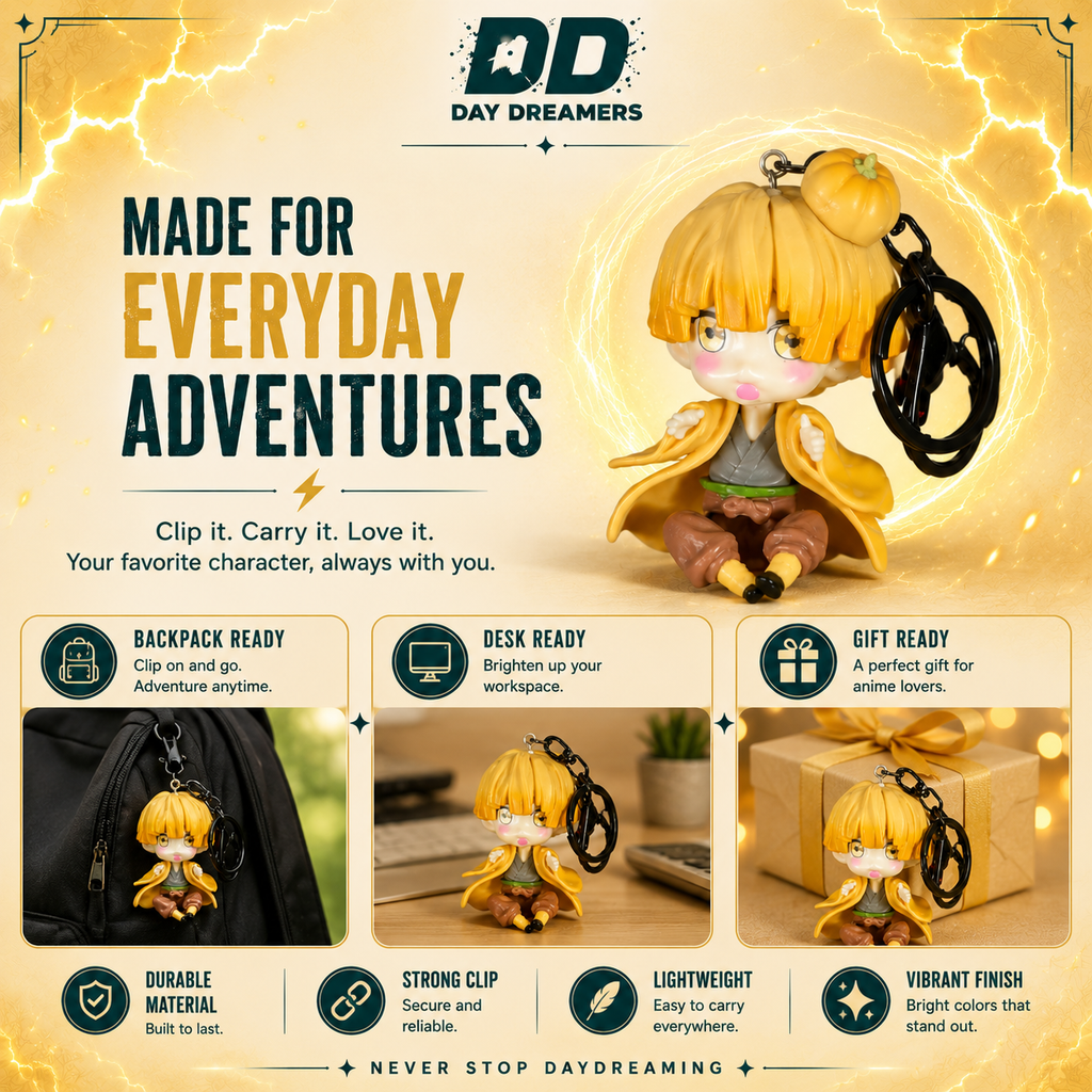 Zenitsu Agatsuma Chibi Keychain