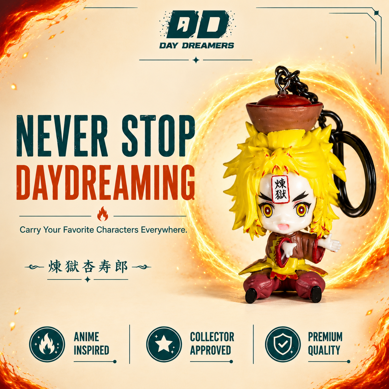 Rengoku Chibi Keychain